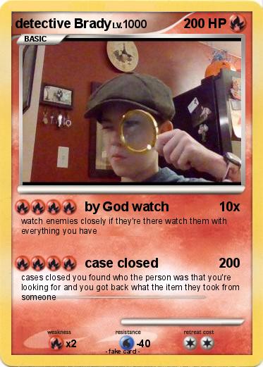 Pokemon detective Brady