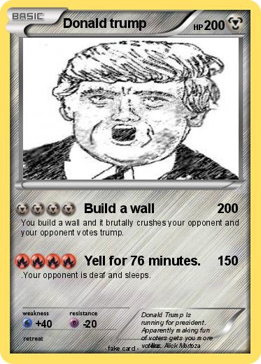 Pokemon Donald trump