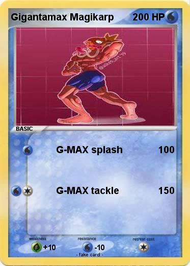 Pokemon Gigantamax Magikarp