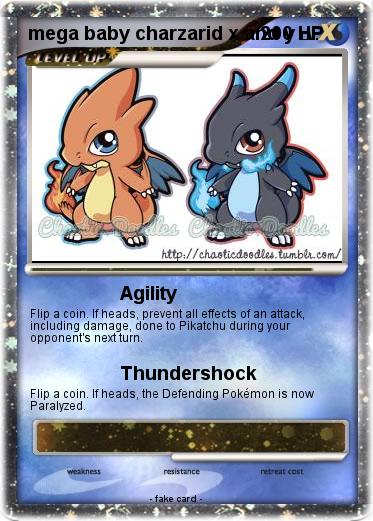 Pokemon mega baby charzarid x and y
