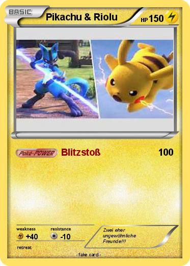 Pokemon Pikachu & Riolu