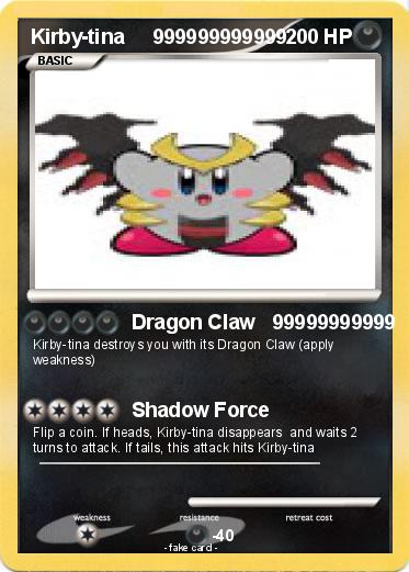 Pokemon Kirby-tina     999999999999