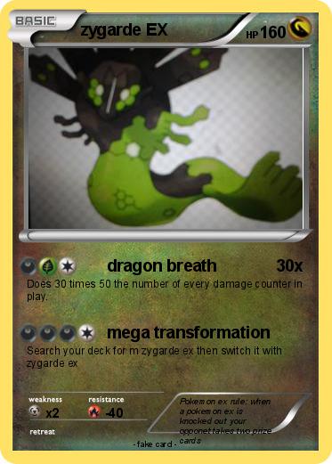 Pokemon zygarde EX