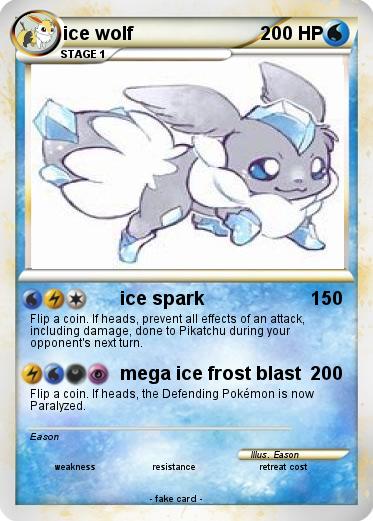 Pokemon ice wolf