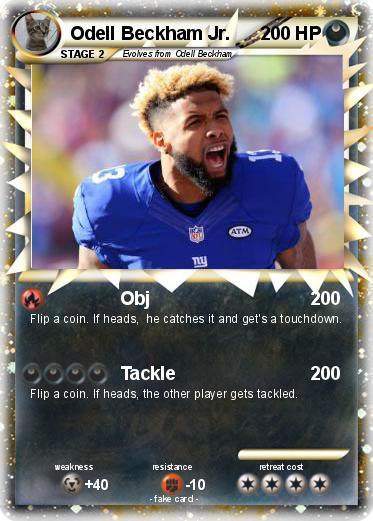 Pokemon Odell Beckham Jr.