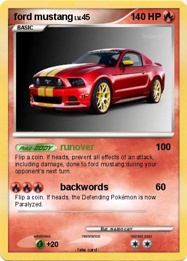 Pokemon ford mustang