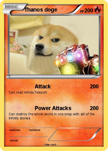 Pokemon Thanos doge