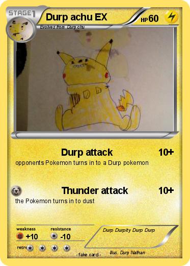 Pokemon Durp achu EX