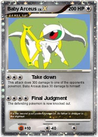 Pokemon Baby Arceus
