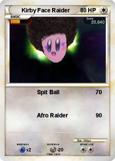 Pokemon Kirby Face Raider