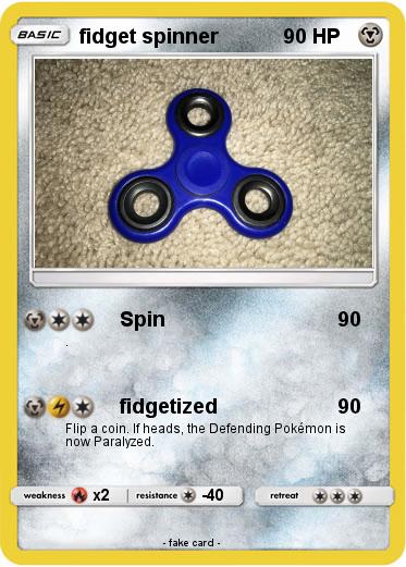 Pokemon fidget spinner