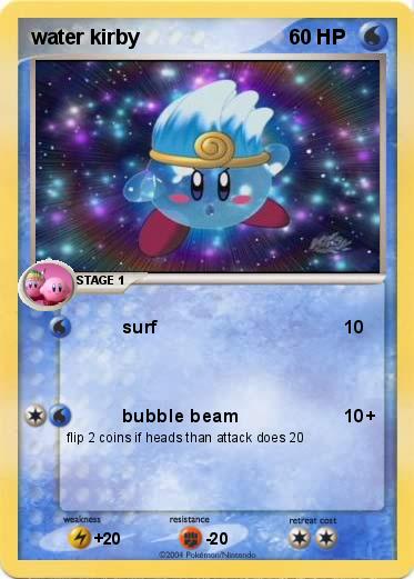 Pokemon water kirby