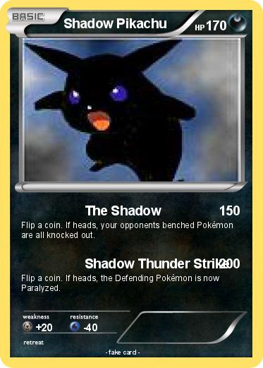 Pokemon Shadow Pikachu