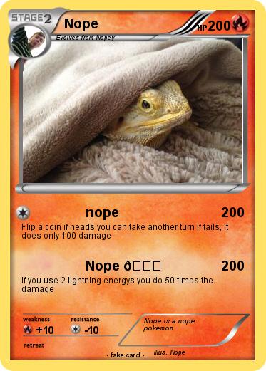 Pokemon Nope