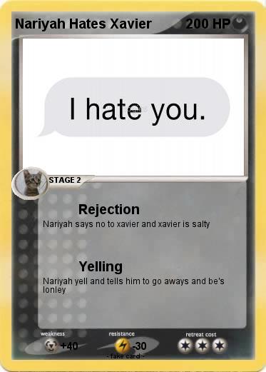 Pokemon Nariyah Hates Xavier