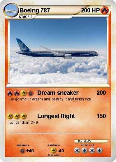 Pokemon Boeing 787