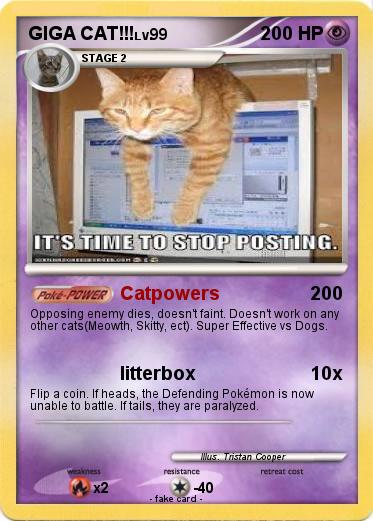 Pokemon GIGA CAT!!!