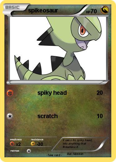 Pokemon spikeosaur