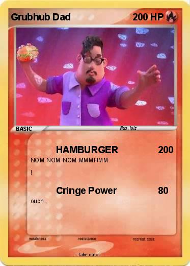 Pokemon Grubhub Dad