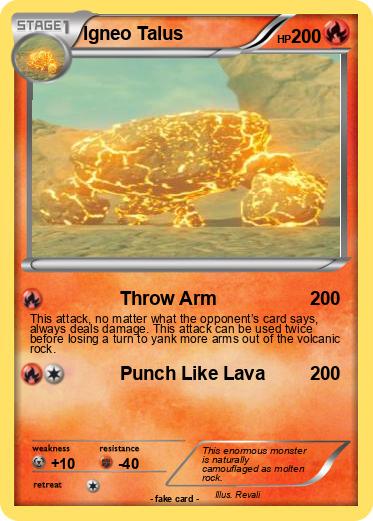 Pokemon Igneo Talus