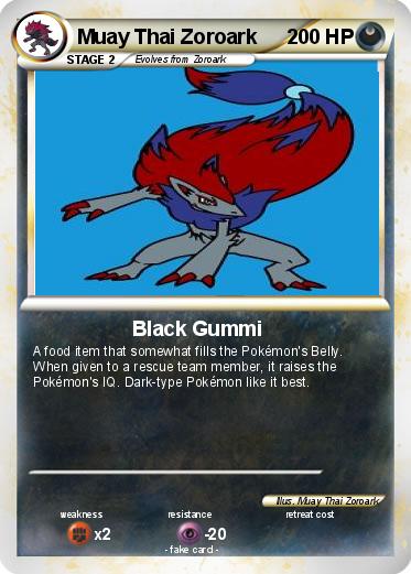 Pokemon Muay Thai Zoroark