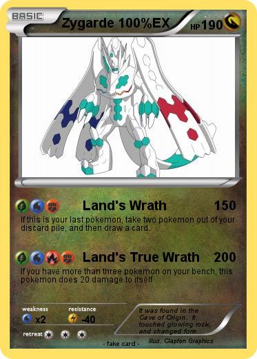 Pokemon Zygarde 100%EX