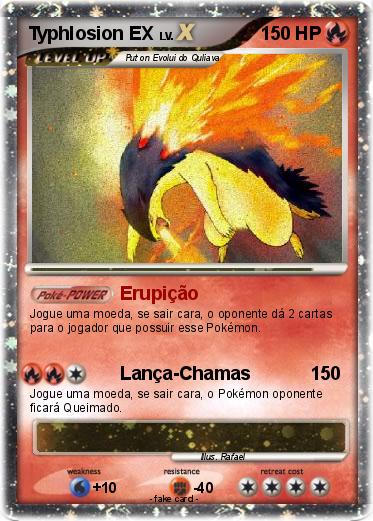 Pokemon Typhlosion EX