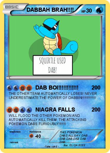 Pokemon DABBAH BRAH!!!!