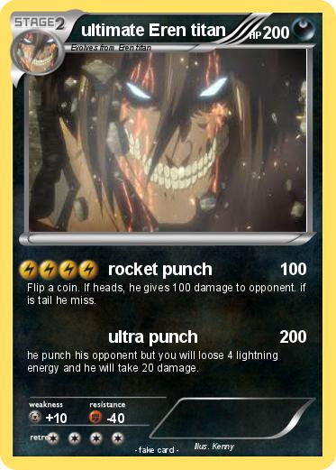 Pokemon ultimate Eren titan