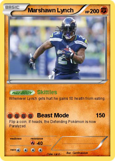 Pokemon Marshawn Lynch