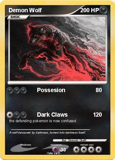 Pokemon Demon Wolf