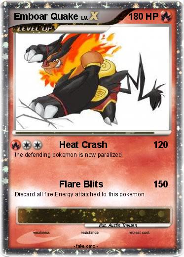 Pokemon Emboar Quake