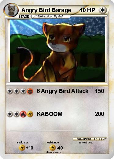 Pokemon Angry Bird Barage