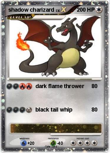 Pokemon shadow charizard