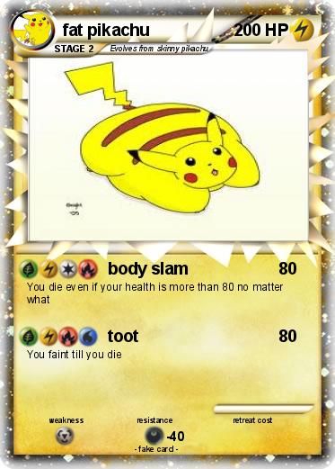 Pokemon fat pikachu