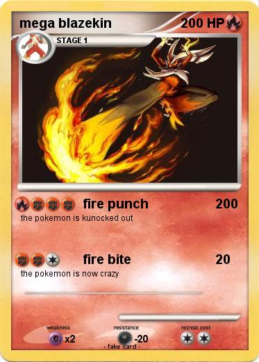Pokemon mega blazekin