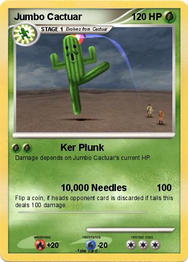 Pokemon Jumbo Cactuar