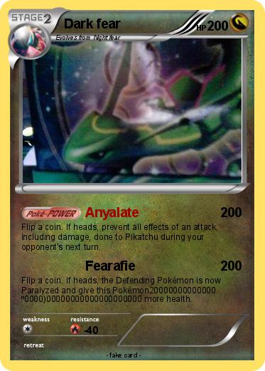 Pokemon Dark fear