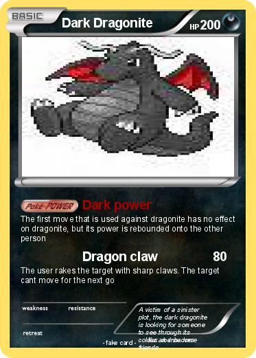 Pokemon Dark Dragonite