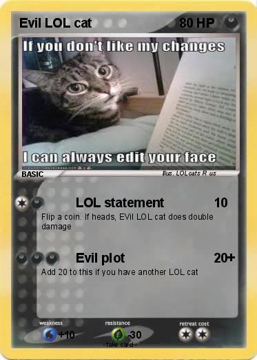 Pokemon Evil LOL cat