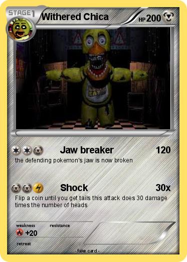 Pokemon Withered Chica