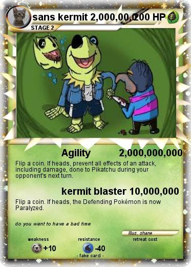 Pokemon sans kermit 2,000,00,0