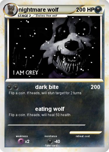 Pokemon nightmare wolf