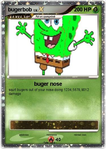 Pokemon bugerbob
