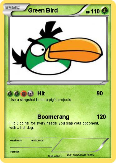 Pokemon Green Bird