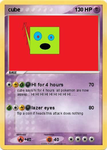 Pokemon cube