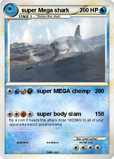 Pokemon super Mega shark