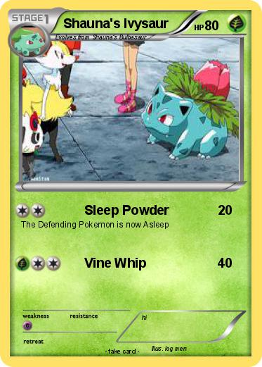 Pokemon Shauna's Ivysaur