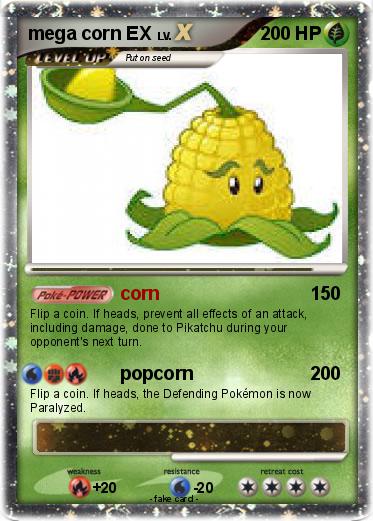 Pokemon mega corn EX