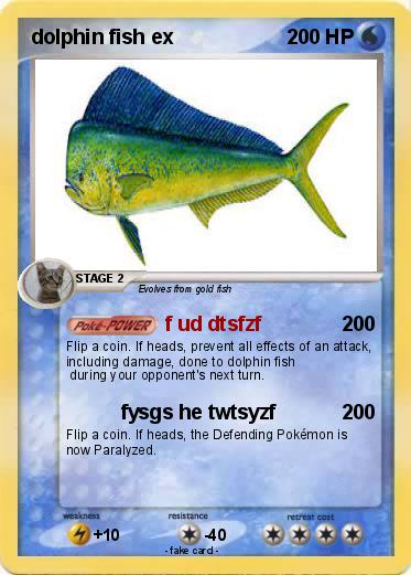 Pokemon dolphin fish ex